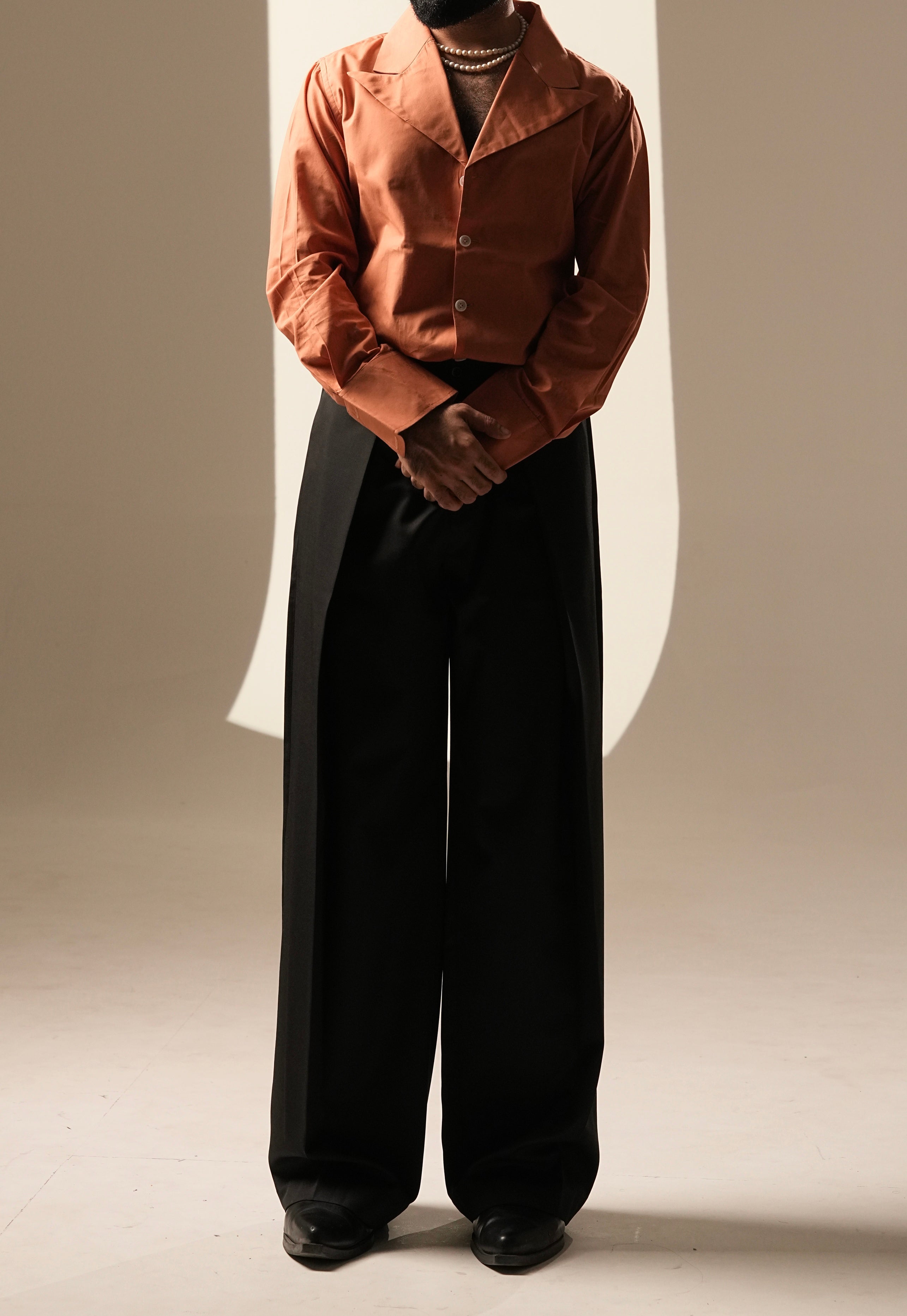 Wide Pleated Trouser