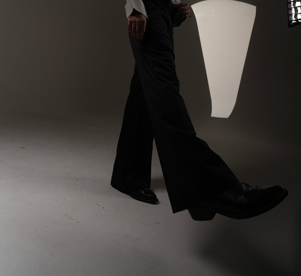 Double-Pleated Trouser