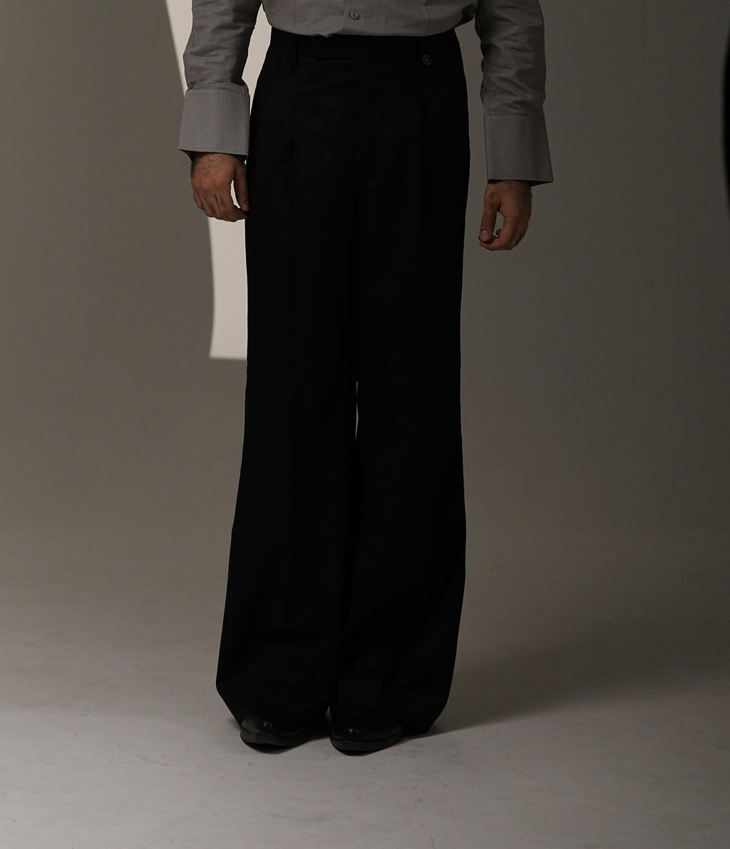 Double-Pleated Trouser