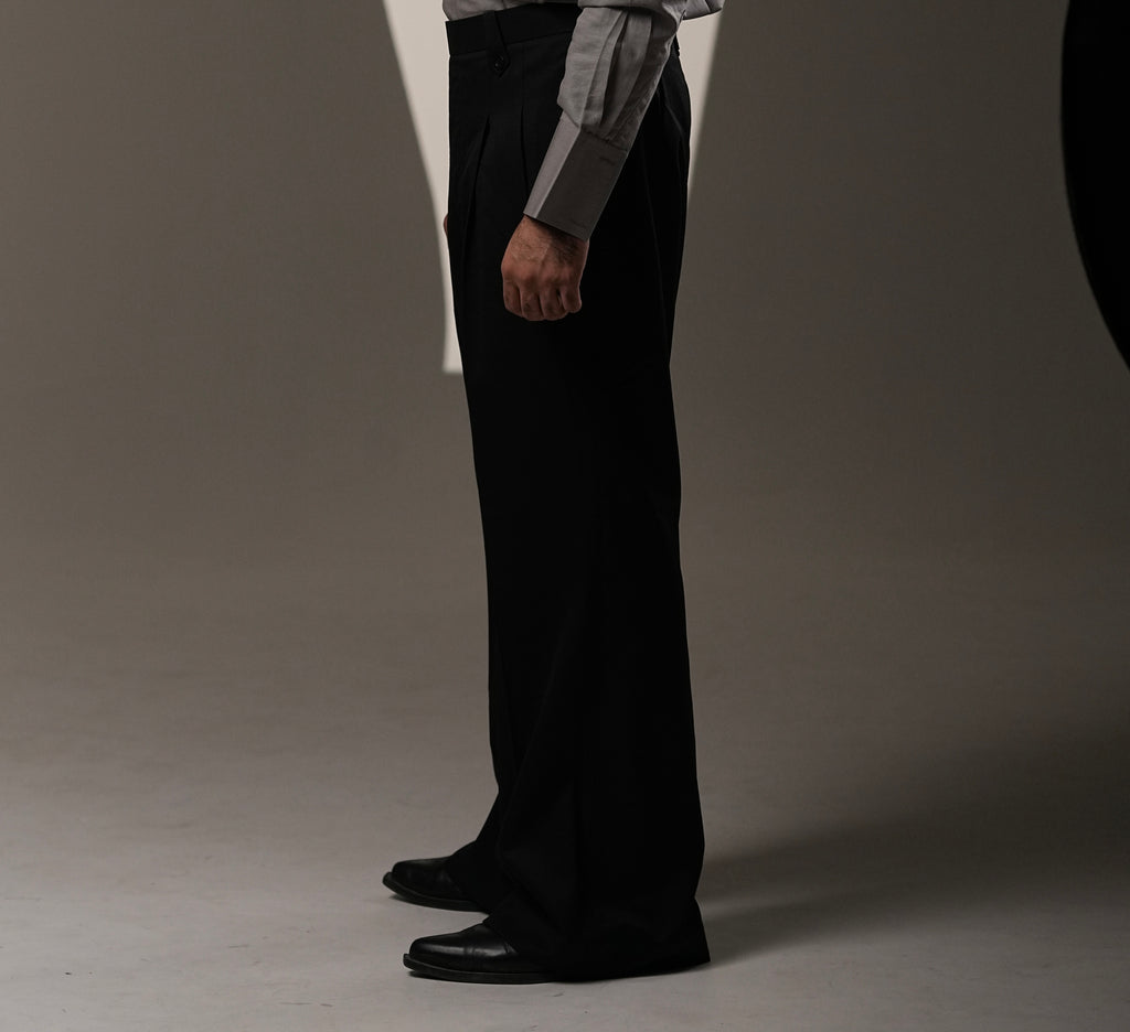 Double-Pleated Trouser